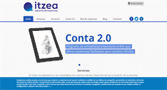 Desktop Screenshot of itzea.es