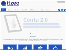 Tablet Screenshot of itzea.es